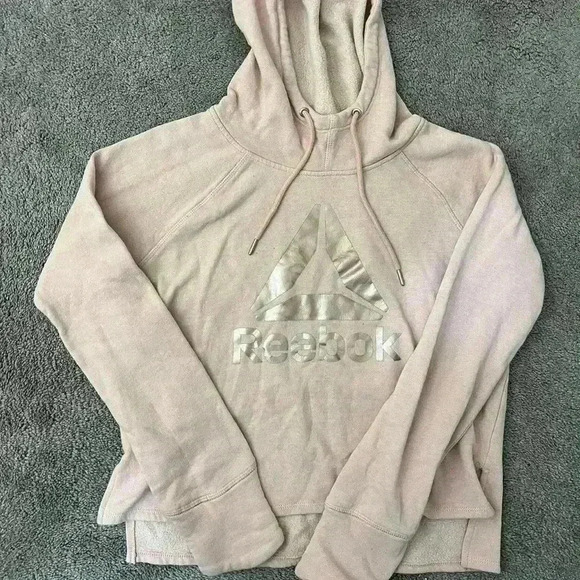 blush, pink, Reebok sweater, size extra small‎ - Picture 1 of 5